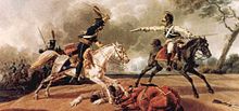 オーストリア騎兵とフランス騎兵の戦い（1808年）