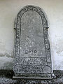 Tomb stone at Kräklingbo church.