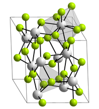 Kristallstruktur von Promethium(III)-fluorid