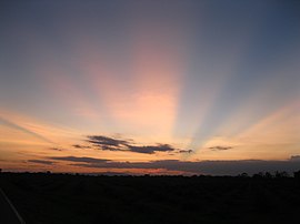 Sonnenuntergang bei Vista Hermosa