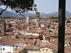 Vue de la ville depuis la Torre Guinigi