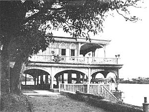 Malacañang Palace and River Pasig, Manila 1898
