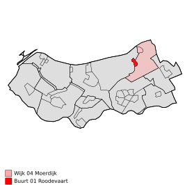 Kaart van Roodevaart