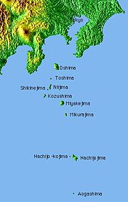 The Izu Islands, to the south, are part of Tokyo.