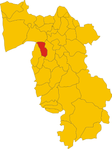 Localizarea Crespina în Provincia Pisa