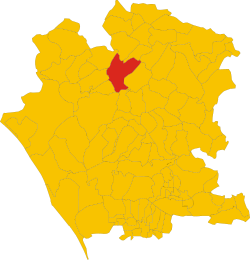 Lokasi Vairano Patenora di Provinsi Caserta