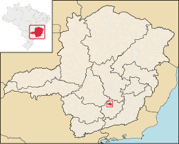 Entre Rios de Minas – Mappa