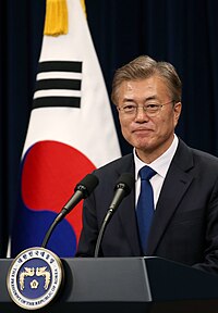 Moon Jae-in, maja 2017