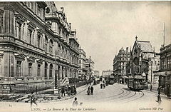 LYON - La Bourse et la Place des Cordeliers