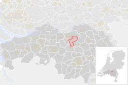 Locatie van de gemeente Sint-Michielsgestel (gemeentegrenzen CBS 2016)