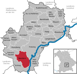 Neufahrn bei Freising - Localizazion