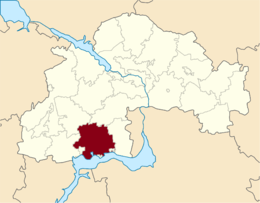 Distretto di Nikopol' – Mappa