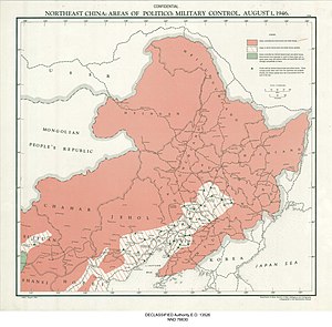 1946년 당시 소련 점령 하의 둥베이