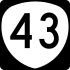 43號俄勒岡州州道 marker