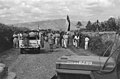 Rencontre en 1949 entre des officiers néerlandais et indonésiens, en présence de représentants des Nations unies.