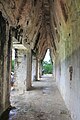 Ein Gewölbe aus Kragsteinen über dem Wandelgang des Palastes von Palenque