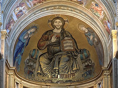 Kristo Pantokratoro en la Katedralo de Pizo.