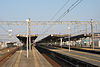 The platforms and tracks of Ise-Nakagawa Station in 2006