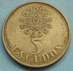 Национальные валюты стран (Берегущие трффик - отключайте картинки.) 150px-Portugal_5_escudo