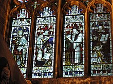 Stained glass window by Charles Eamer Kempe RichardHakluyt-BristolCathedral-stainedglasswindow-whole.jpg