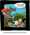 Image 3Saturday Morning Breakfast Cereal panel, by Zach Weinersmith (from Wikipedia:Featured pictures/Artwork/Others)