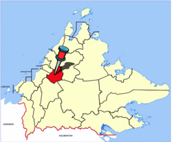 Lokasi bandar dan daerah Tambunan