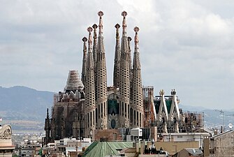 26/03: Temple Expiatori de la Sagrada Família, obra modernista d’Antoni Gaudí.