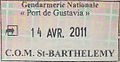 聖巴泰勒米入境印章