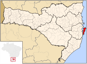 Localização de Florianópolis