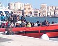 Miniatuur voor Bestand:Sbarco migranti a Trapani.jpg