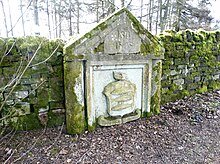 Bas-relief from the Grouse and Trout Inn