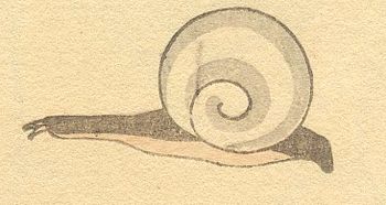 English: Snail by Hokusai