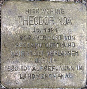 Stolperstein in Siegen