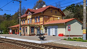 Vue de la gare de Svetlogorsk I.