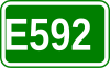 Route européenne 592