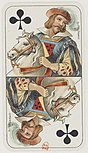 Tarot nouveau - Grimaud - 1898 - Clubs - Knight.jpg