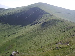 Гора Трояска (вид із заходу)