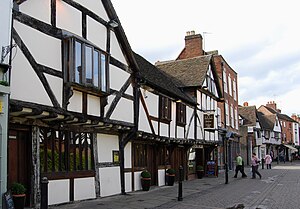 Some of several Tudor period buildings in Worc...