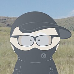 U. South park avatar rendered in Blender