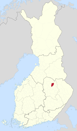 Kaart met de locatie van Varpaisjärvi