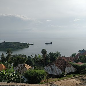 A view of Lake Kivu from Rubona