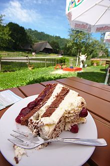 Schwarzwälder Kirschtorte im Vogtsbauernhof