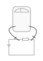 Measurements of voltage by connecting in parallel to the element