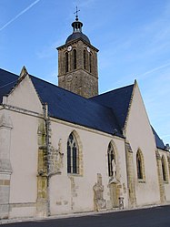 The church in Vouvray