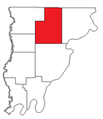 Location of Friendsville Precinct in Wabash County