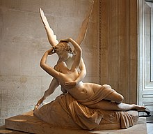 Antonio Canova's Psyche Revived by Cupid's Kiss, 1787-1793 0 Psyche ranimee par le baiser de l'Amour - Canova - Louvre 1.JPG