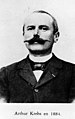 1884 - Arthur Constantin KREBS portrait.