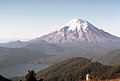 Spirit a St. Helens z hory Margaret. Po erupci se jeho rozloha zvětšila více než dvojnásobně.