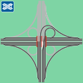 Trumpet and Cloverleaf compared - due unnecessary weaving, use the trumpet when not expanding to a full cloverleaf