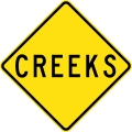 (W5-SA110) Creeks (Used in South Australia)